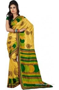 Sunaina Printed Mysore Art Silk Sari